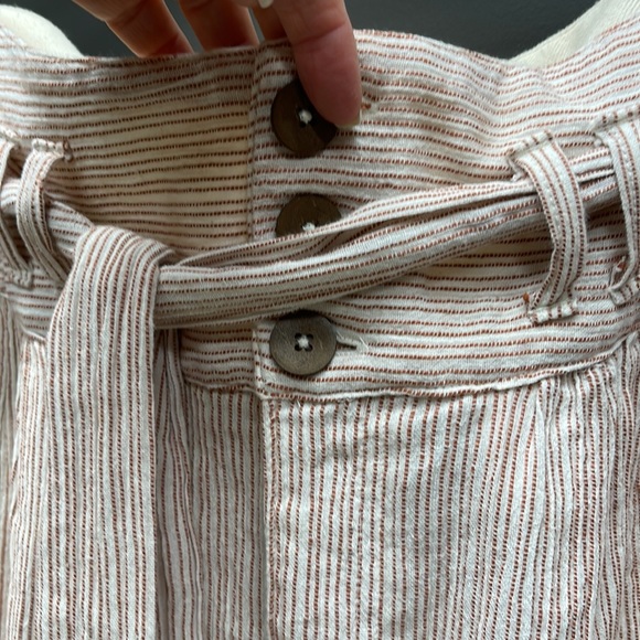 Free People paper bag waist slouchy pants - Picture 9 of 10